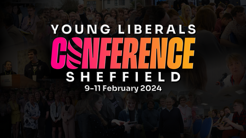 The Young Liberals Winter Conference 2024 banner