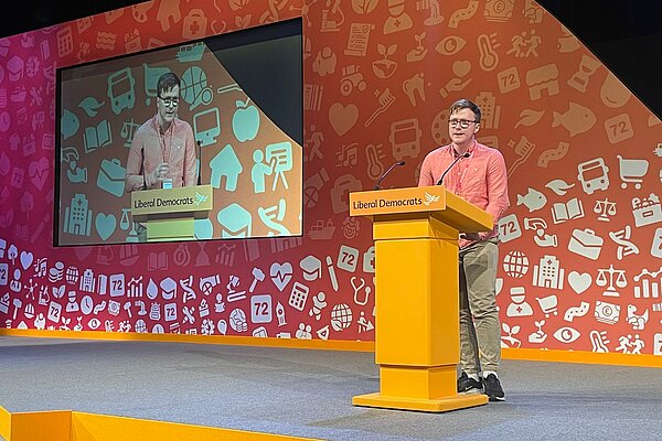 Cormac speaking at Conference