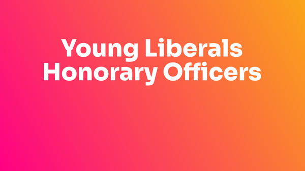 Young Liberals Honorary Officers